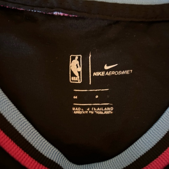 Nike 2018/19 Miami Heat City Edition Jersey - No. 3 - Wade - Size “Men’s” Large - Picture 3 of 6